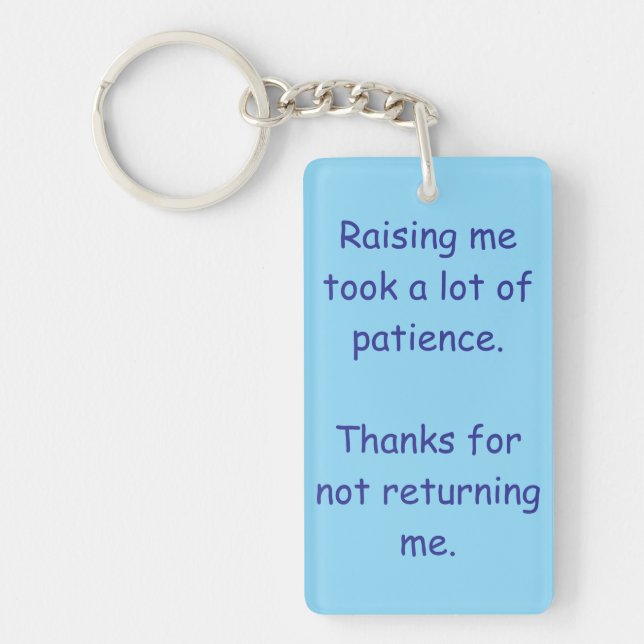 Raising me key ring (Front)