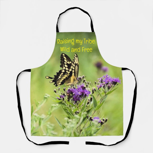 Raising My Tribe All-Over Print Apron (Front)
