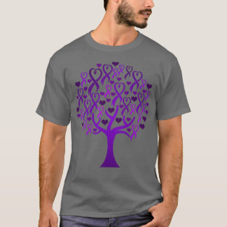Raising Support amp Awareness Charity Ribbon Tree T-Shirt
