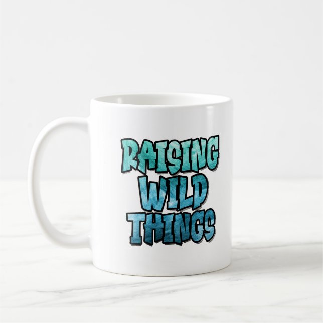 Raising Wild Things Coffee Mug (Left)