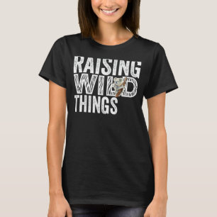 Raising Wild Things Mum Cute  Mother's Day T-Shirt