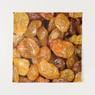 Raisins close up photo texture background. tapestry
