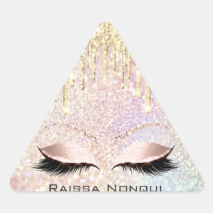 Raissa Crown 16th 15th Bridal Holographic3 Triangle Sticker
