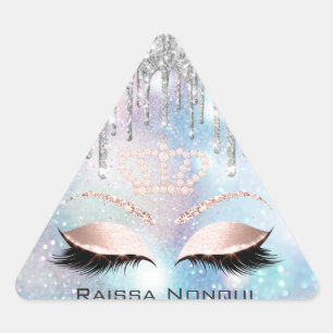 Raissa Crown 16th 15th Bridal Holographic4 Triangle Sticker