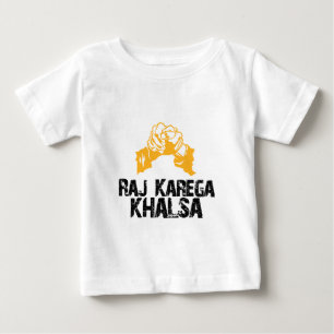 Raj Karega Khalsa Baby T-Shirt