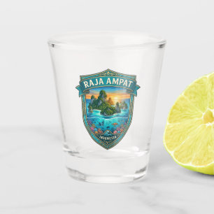 Raja Ampat Indonesia Shot Glass
