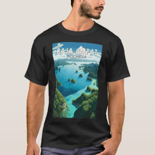 Raja Ampat Indonesia Travel Art T-Shirt
