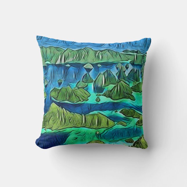 Raja Ampat Islands Cushion (Front)