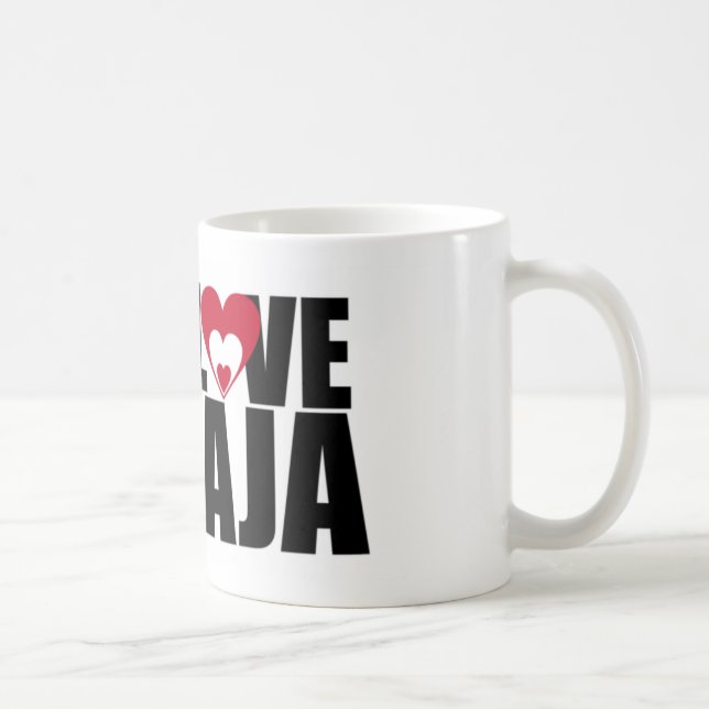 Raja Hasan Mugs - I love Raja (Right)