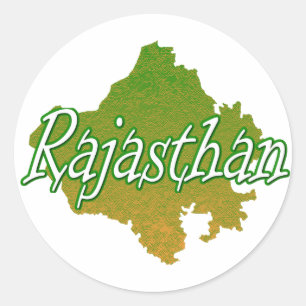 Rajasthan Classic Round Sticker