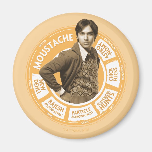 Rajesh Info Graphic Magnet (Front)