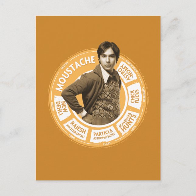 Rajesh Info Graphic Postcard (Front)