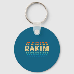 Rakim Vintage Tee Love Heart Rakim D Retro Rakim  Key Ring