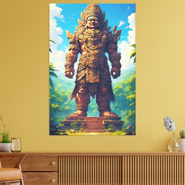 “Raksasa Nusantara” (Giant of the Archipelago) Canvas Print (Insitu(LivingRoom))