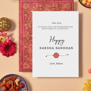 Raksha bandhan, happy rakhi card, holiday card