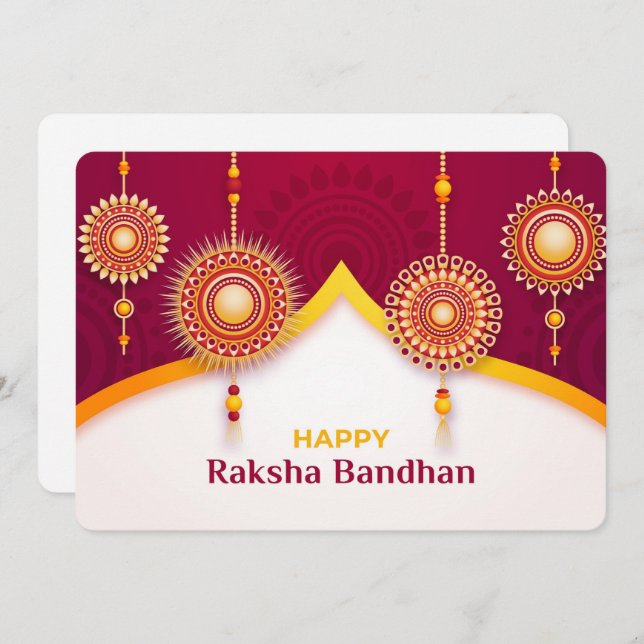 Raksha Bandhan Holiday Card (Front/Back)