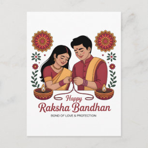 raksha bandhan Postcard