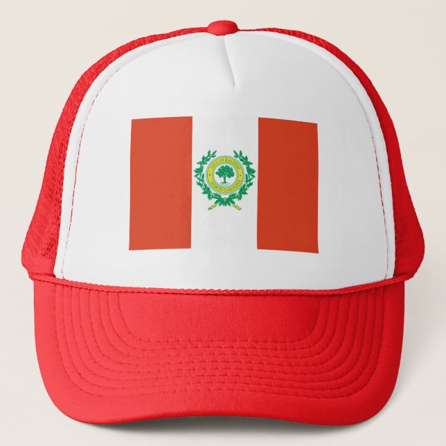 Raleigh Flag Trucker Hat (Front)