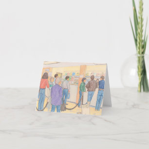 Raleigh NC - Hudson Belk Gift Wrap Counter Card