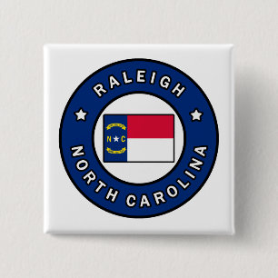 Raleigh North Carolina 15 Cm Square Badge