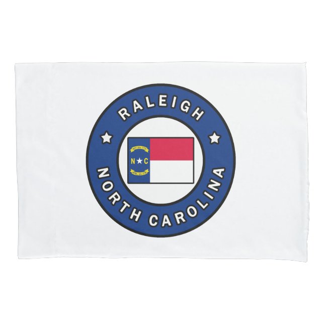 Raleigh North Carolina Pillowcase (Front)