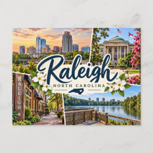 Raleigh North Carolina Postcard