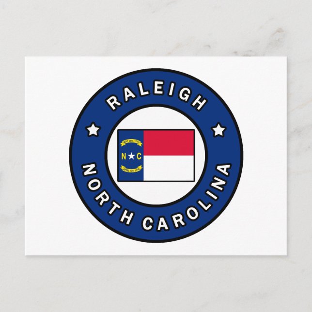 Raleigh North Carolina Postcard (Front)