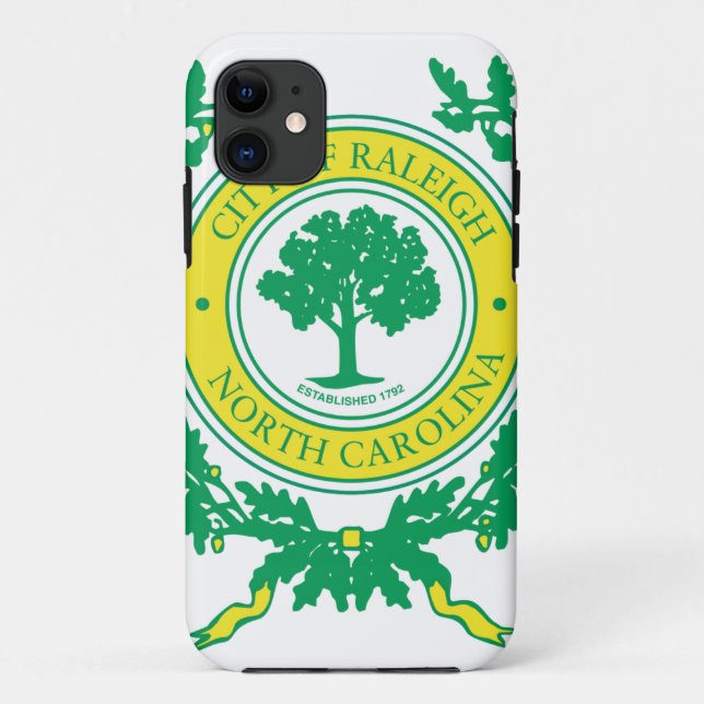 Raleigh, North Carolina Seal Case-Mate iPhone Case (Back)
