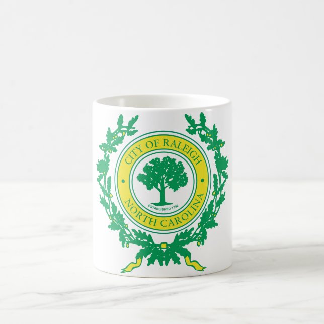 Raleigh, North Carolina Seal Coffee Mug (Center)