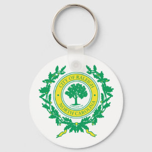 Raleigh, North Carolina Seal Key Ring