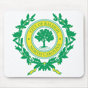 Raleigh, North Carolina Seal Mouse Pad