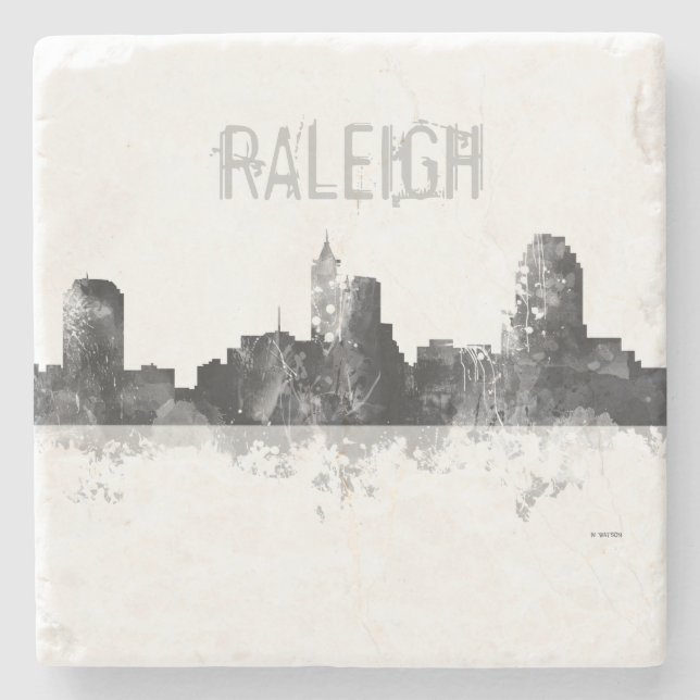 RALEIGH, NORTH CAROLINA STONE COASTER (Front)