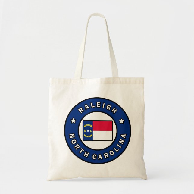 Raleigh North Carolina Tote Bag (Front)