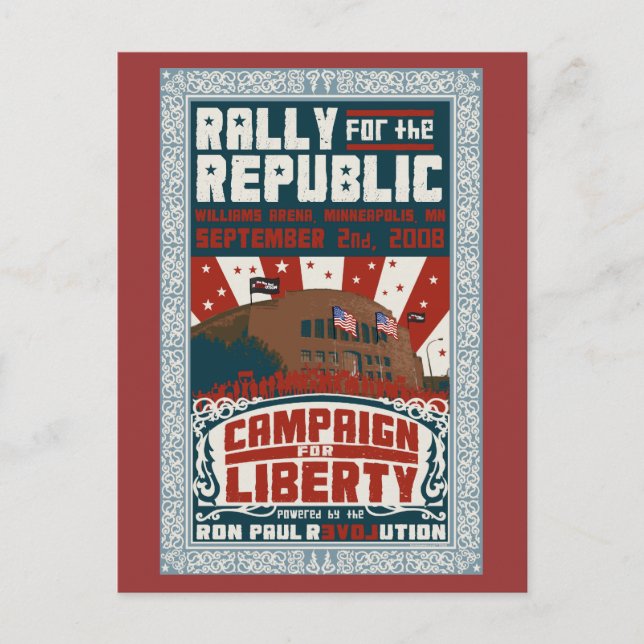 Rally for the Republic Postcard (Front)