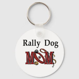 Rally Obedience Dog Mum Gifts Key Ring