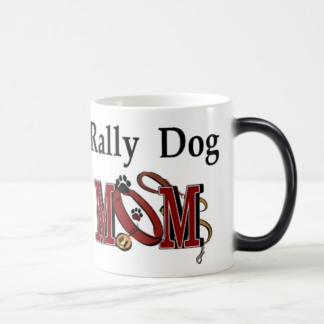 Rally Obedience Dog Mum Gifts Magic Mug (Right)