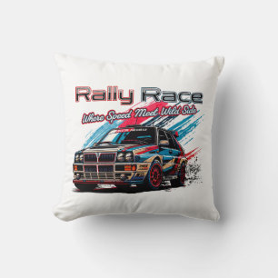 RALLY RACE - WHEN SPEED MEET WILD SIDE! CUSHION