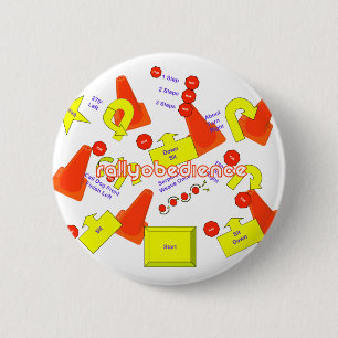 Rally Signs 6 Cm Round Badge
