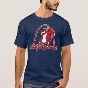 Rally Squirrel Men Shirt Blue
