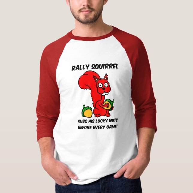 rally squirrel T-Shirt (Front)