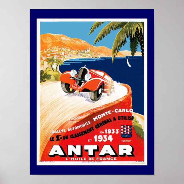 Rallye Automobile de Monte Carlo Poster (Front)