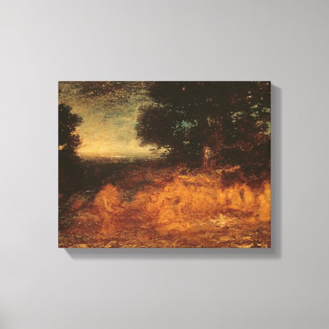Ralph Albert Blakelock - Ghost Dance Canvas Print (Front)