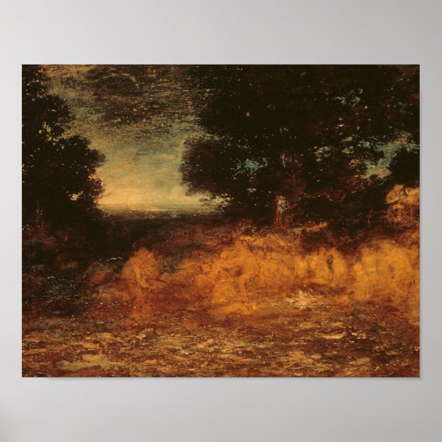 Ralph Albert Blakelock - Ghost Dance Poster (Front)