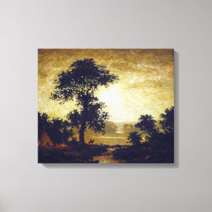 Ralph Albert Blakelock Moonlight Canvas Print