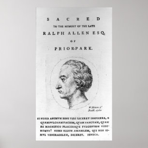 Ralph Allen, 1764 Poster