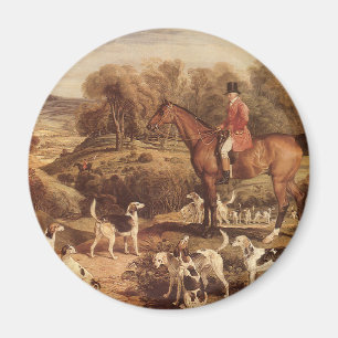 Ralph Lambton and his Hounds by James Ward Magnet