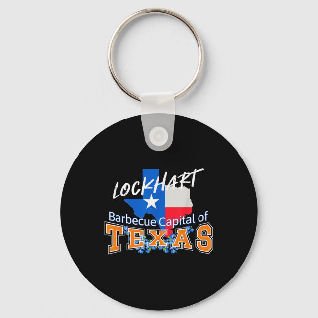 Ralph Lauren Lockhart Texas Barbecue , Black, Smal Key Ring (Front)