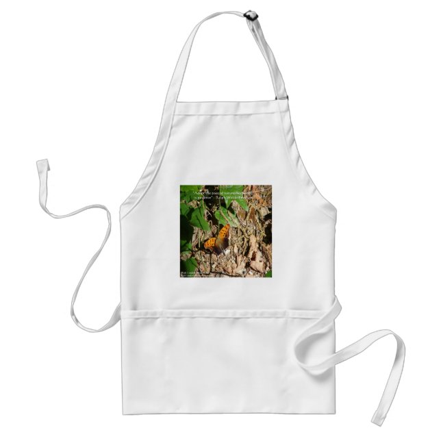 Ralph W Emerson "Pace Of Nature" Wisdom Quote Gift Standard Apron (Front)