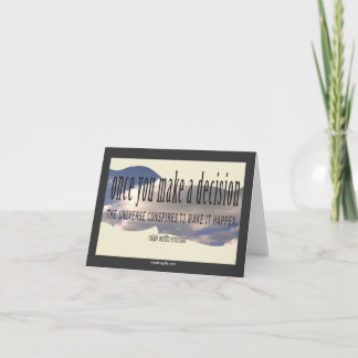 Ralph Waldo Emerson Quotation Card