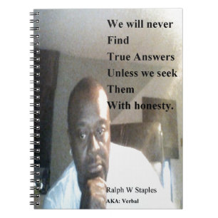 Ralph Wisden Staples Spiral Notebook